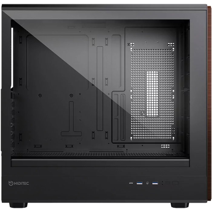 Hiditec ORIGIM Caja Gaming Semitorre Negra con USB Type-C